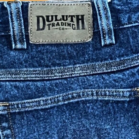 Mens Duluth Trading Company Work Jeans Canvas Lined Waist/Cuff Size 44x30 - Picture 2 of 6